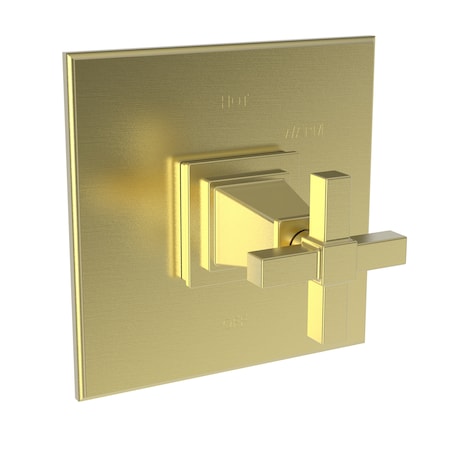 Newport Brass Shower Trim Plate W/ Handle. Less Showerhead, Arm And Flange, Brass 4-3154BP-04